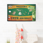 Dinosaurus Verjaardagsbanner Spandoek (Insitu)