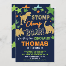 Dinosaurus Verjaardagsfeest Bash Boy Roarsome