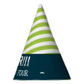 Dinosaurus Verjaardagsfeest Petten Groene Strepen Feesthoedjes (Rechts)