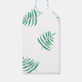 Dinosaurus Verjaardagsfeest | Schattigee Blue Dino Cadeaulabel (Achterkant)