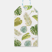 Dinosaurus Verjaardagsfeestje Dank u Label Cadeaulabel (Achterkant)