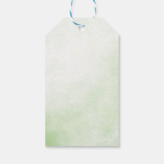 Dinosaurus Verjaardagsfeestje Dank u Label Cadeaulabel (Achterkant)