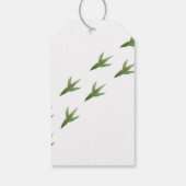 Dinosaurus verjaardagsfeestje favor tags cadeaulabel (Achterkant)