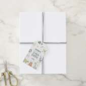 Dinosaurus verjaardagsfeestje favoriete cadeautags cadeaulabel (Met Touw)