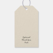 Dinosaurus verjaardagsfeestje favoriete cadeautags cadeaulabel (Achterkant)