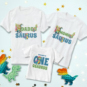 Dinosaurus Verjaardagsfeestje Mama Saurus Schattig T-shirt