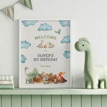 Dinosaurus verjaardagsfeestje welkom