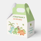 Dinosaurus Verjaardagsgunst Dozen Kinder Jongen Wa Bedankdoosjes (Achterkant)