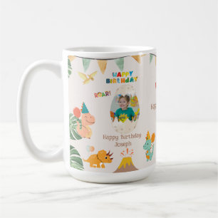 Dinosaurus Verjaardagsmok Geschenk – Aangepaste Fo Koffiemok