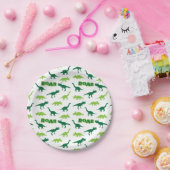 Dinosaurus Verjaardagspapier Borden Papieren Bordje (Feest)