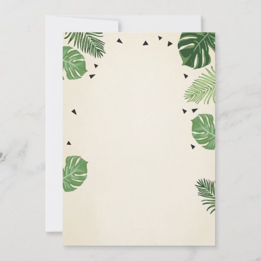 Dinosaurus verjaardagsuitnodiging Dino mite T-Rex  Kaart (Achterkant)