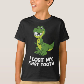 Dinosaurus verloor eerste tand t-shirt
