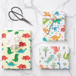 Dinosaurus verpakkings papier inpakpapier vel