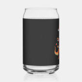 Dinosaurus verpakt met kerstverlichting Santa Hat Blikvorm Glas (Rechts)