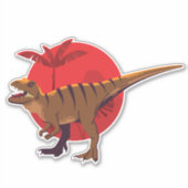 Dinosaurus vinylstickers sticker (Voorkant)