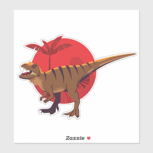 Dinosaurus vinylstickers sticker (Vel)