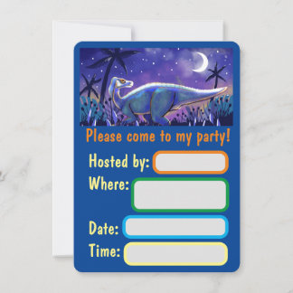 Dinosaurus Vlakke Kaart voor Handdruk