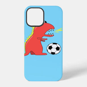 Dinosaurus Voetbal Sportieve Kinderen iPhone 12 Pro Hoesje