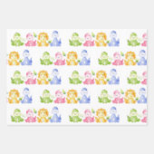 Dinosaurus Waterverf Inpakpapier Vel (Voorkant 2)