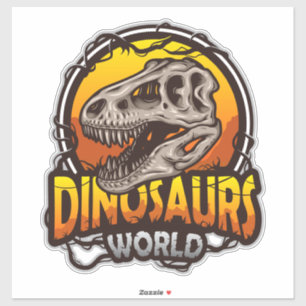 Dinosaurus Wereld Stickers