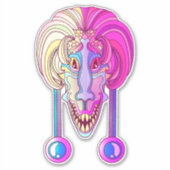 Dinosaurus wezen sticker (Voorkant)