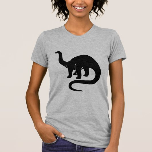 Dinosaurus - Zwart T-shirt (Voorkant)