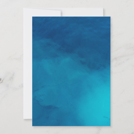 dinosaurus zwembad feest meisje verjaardag kaart (Achterkant)