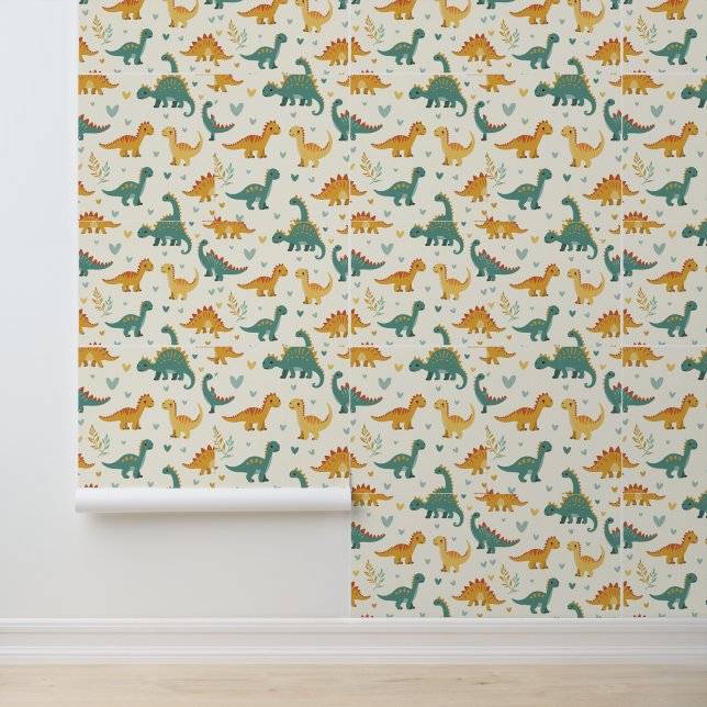 dinosaurusbehang behang (Applicatie)