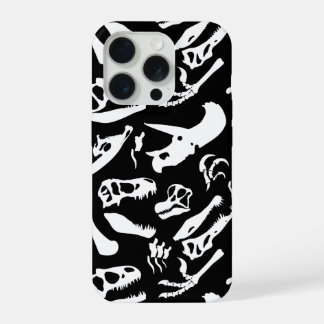 Dinosaurusbotten (Zwart) iPhone 15 Pro Case