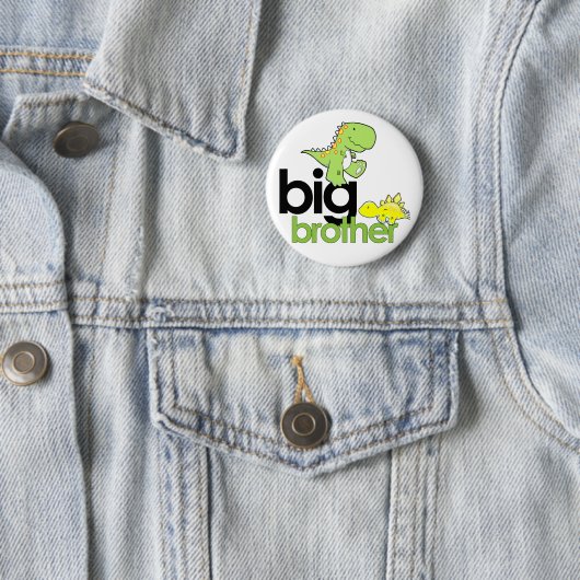 dinosaurusbroer ronde button 5,7 cm (In situ)