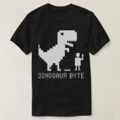 dinosaurusbyte t-shirt (Design voorkant)