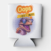 dinosauruscitaat blikjeskoeler (Voorkant)