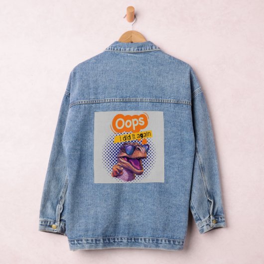 dinosauruscitaat denim jacket (Hangar)