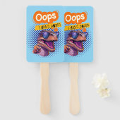 dinosauruscitaat handwaaier (Voorkant en achterkant)