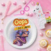 dinosauruscitaat papieren bordje (Feest)