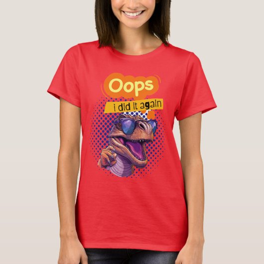 dinosauruscitaat t-shirt (Voorkant)