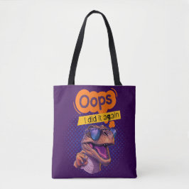 dinosauruscitaat tote bag
