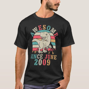 Dinosaurusdans Verjaardag 13 jaar oud Geweldige si T-shirt