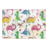 Dinosaurusfeest: waterverf. kussensloop (Achterkant)