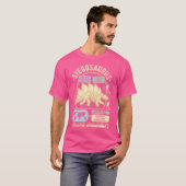 Dinosaurusfeiten - Stegosaurus Science Anatomy Gif T-shirt (Voorkant volledig)