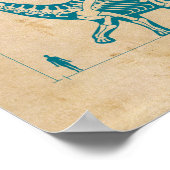 Dinosaurusfossiel 6 Poster (Hoek)