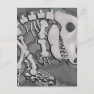 Dinosaurusfossiel Briefkaart