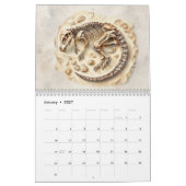 Dinosaurusfossielen – Prehistorisch fossiel 2027 Kalender (Jan 2027)