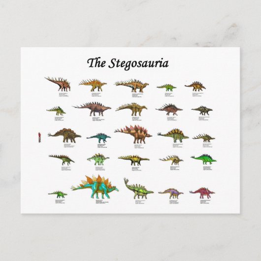 dinosaurusgrafiek poster feestdagenkaart (Voorkant)