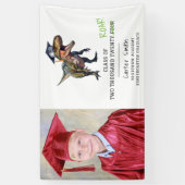 Dinosaurusklasse van 2024 Kinder Afstuderen Foto W Spandoek (Verticaal)