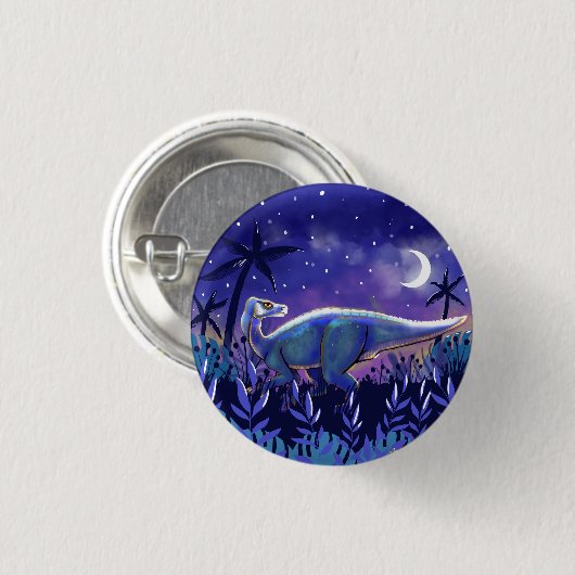 Dinosaurusknop Ronde Button 3,2 Cm (Voorkant /achterkant)