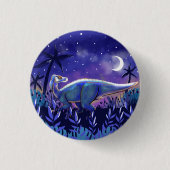 Dinosaurusknop Ronde Button 3,2 Cm (Voorkant)