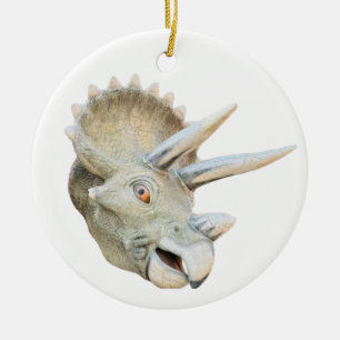 Dinosauruskop, rond Ornament