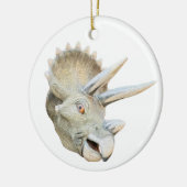 Dinosauruskop, rond Ornament (Links)