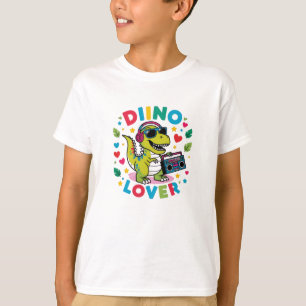 "Dinosaurusliefhebber T-shirt – Cute Cartoon Dino
